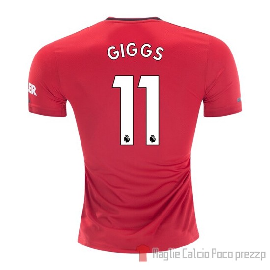 Maglia Manchester United Giocatore Giggs Home 2019/2020 - Clicca l'immagine per chiudere
